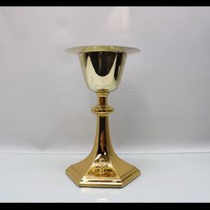 9 1/4" Gorham Full Sterling Chalice & Paten Set w/ Case SKU C421-1071